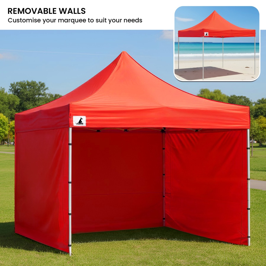 Wallaroo 3x3m Pop-up Outdoor Gazebo Market Tent Shade Folding Canopy Event