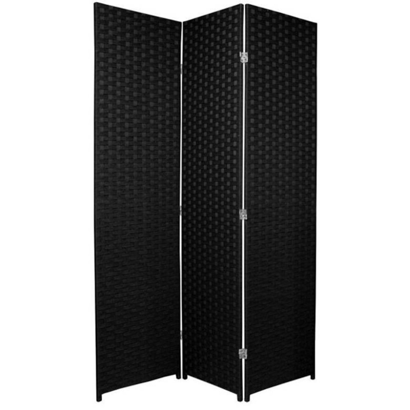 Wooden Black Room Divider 3 Fold Screen 175cm Tall MyDeal
