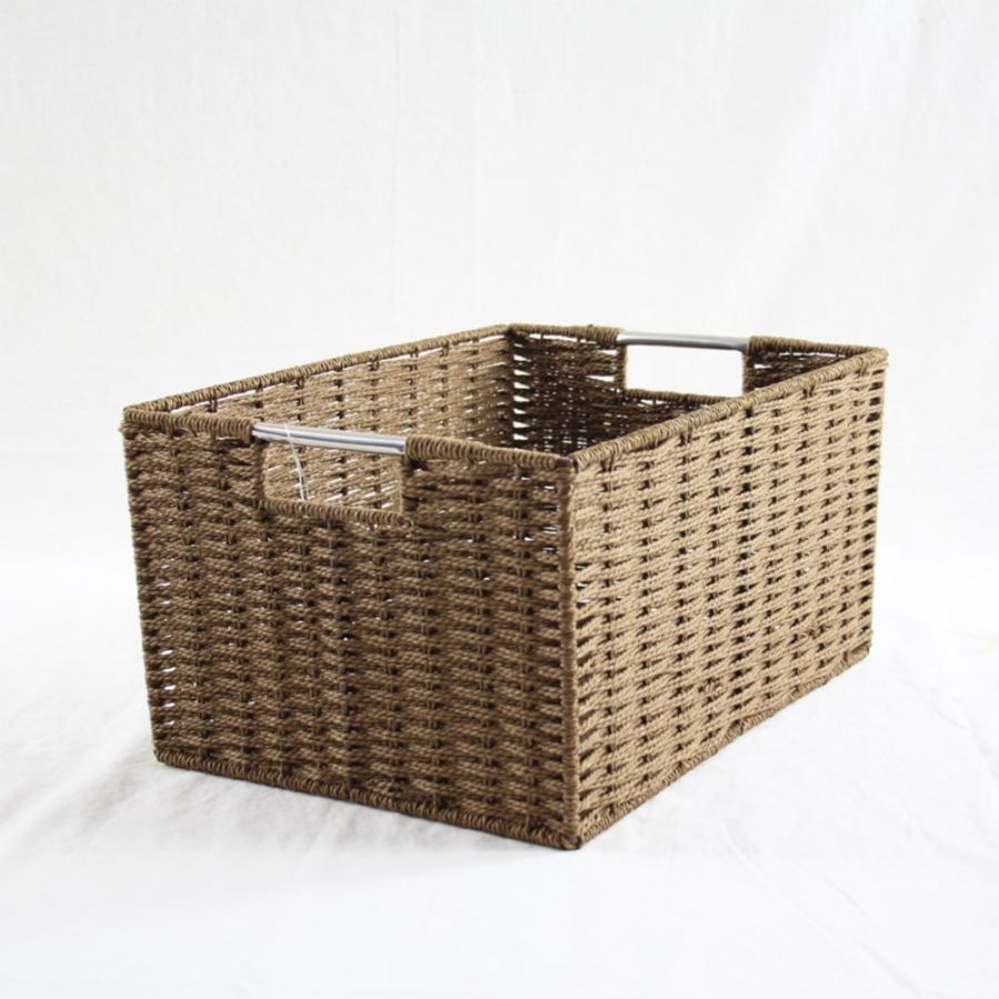 Chattel Storage Basket Brown Medium