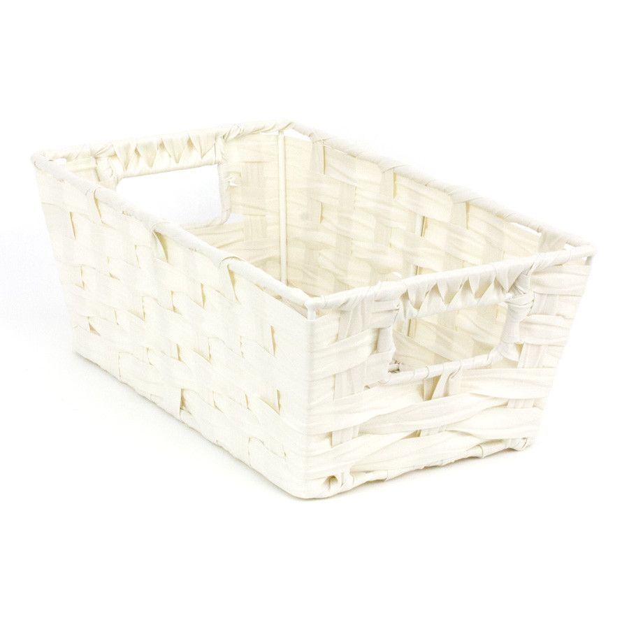 Jasper Storage Basket White