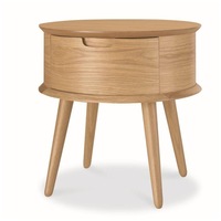 Asta Scandinavian Lamp Side Table - Natural