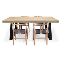 Edwin 1.98m Reclaimed Elm Wood Dining Table