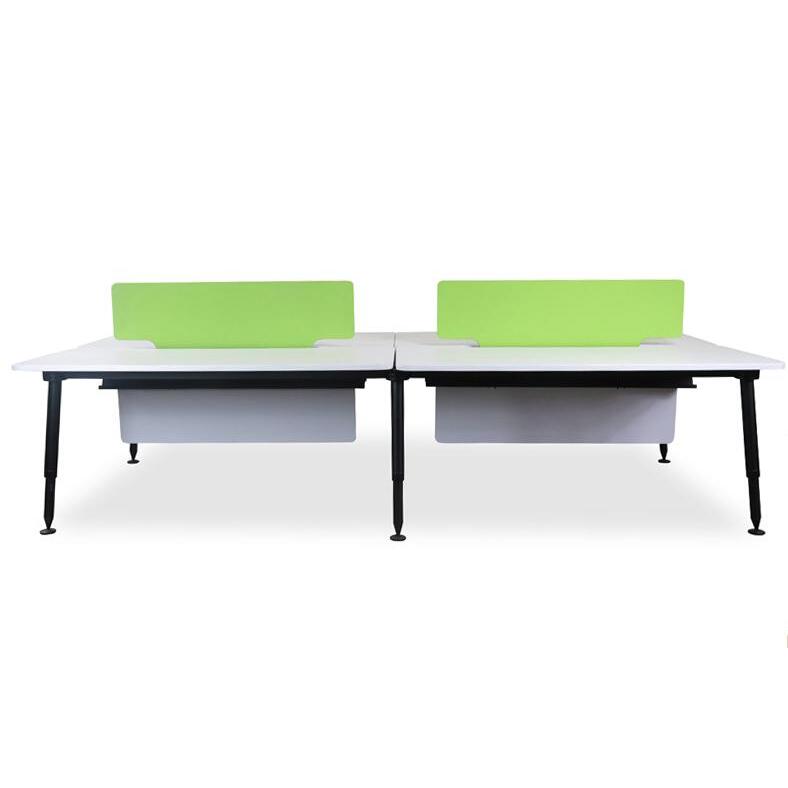 Evolve 4 Person Office Workstation With Green Screen-Discontinued