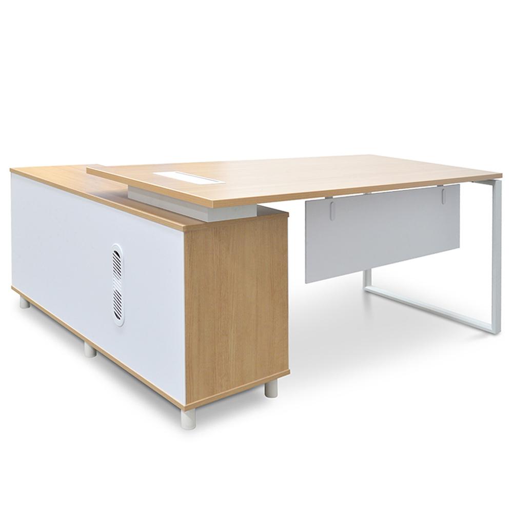 Halo 180cm Executive Office Desk With Right Return - Natural