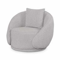 Jake Armchair - Ash Grey Boucle