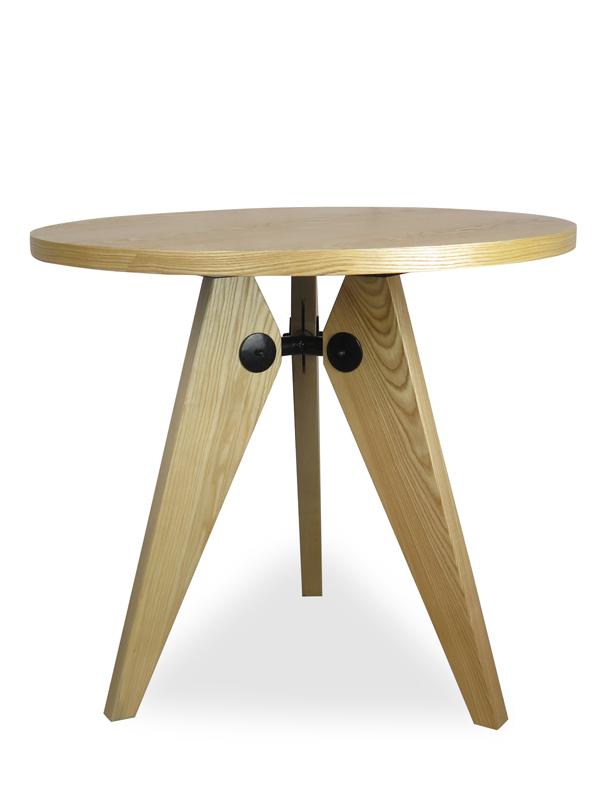 Round Dining Table - Replica Jean ProuvÃ© - 80cm Diameter