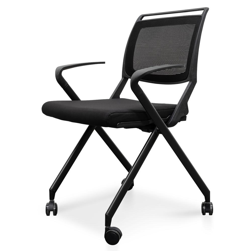 Josh Mesh Office Visitor Chair - Black