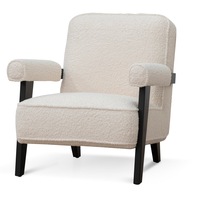 Latasha Armchair - Ivory White Boucle