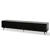 Nelson 2.4m TV Entertainment Unit - Black Oak