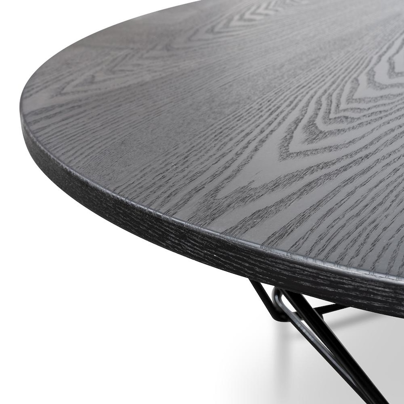 Robin 100cm Coffee Table Black Ash Veneer Black Legs Buy Coffee Tables 1280004638