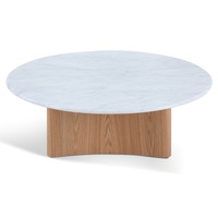 Zafar Nested Marble Coffee Table - Natural
