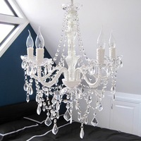 Cassie Chandelier 5 Light - Glass Crystals