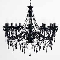 Cassie Chandelier 12 Light - Black