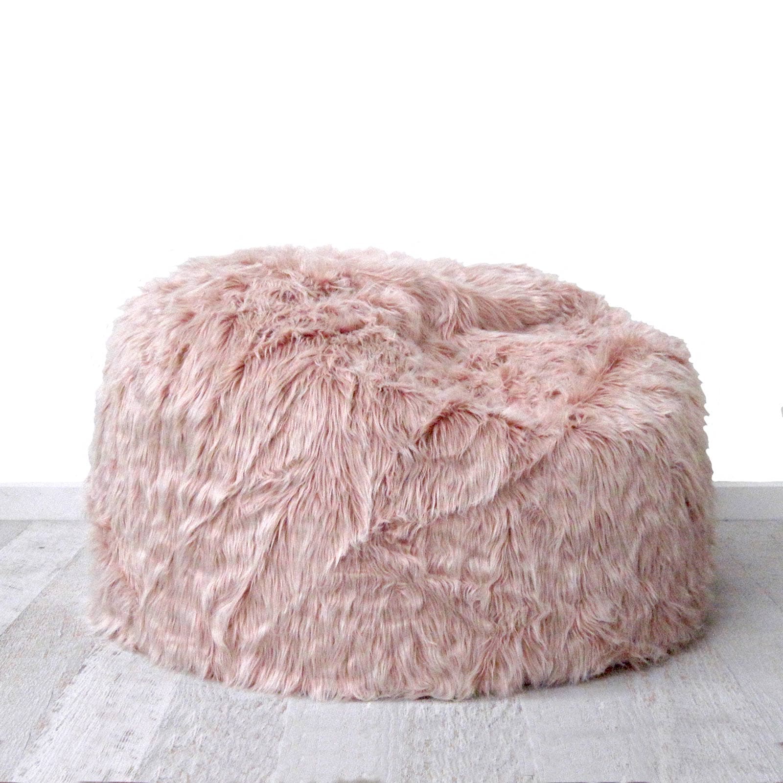 dusty pink bean bag