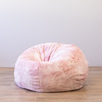 Cloud Plush Fur Bean Bag - Marble Pink