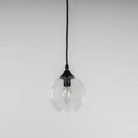 Frankie Glass Pendant Light - Black