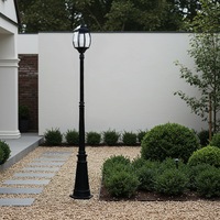 Garden Lamp Post - Black