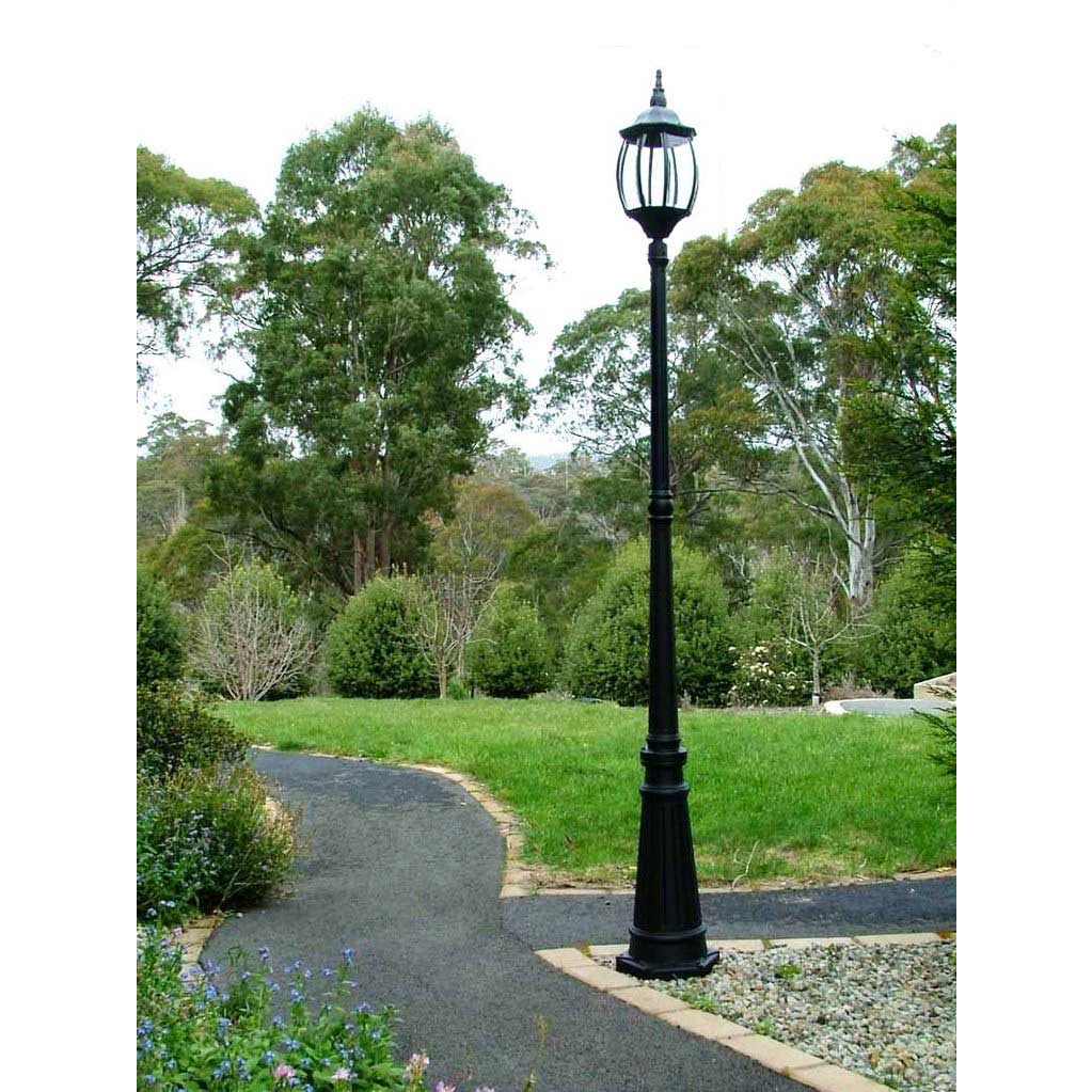 Garden Lamp Post - Black