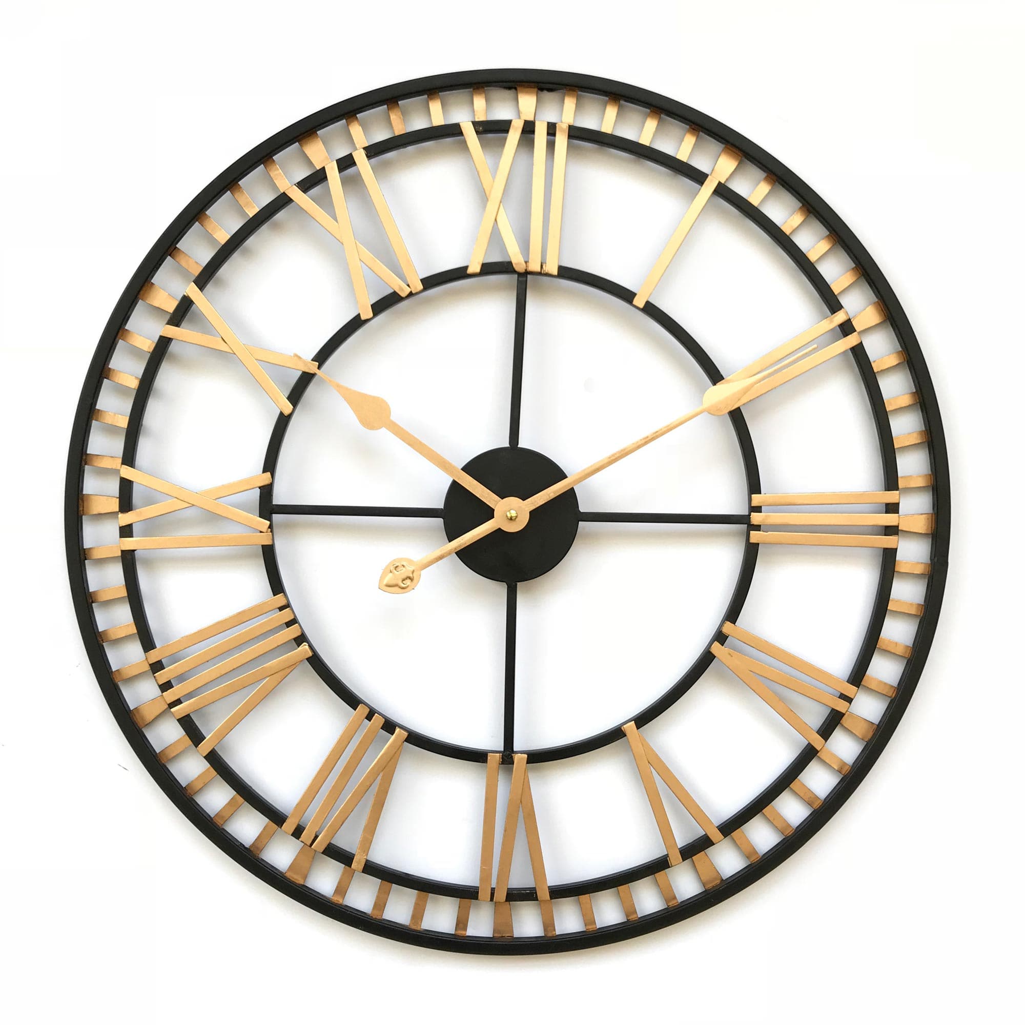 Large Metal Wall Clock - London