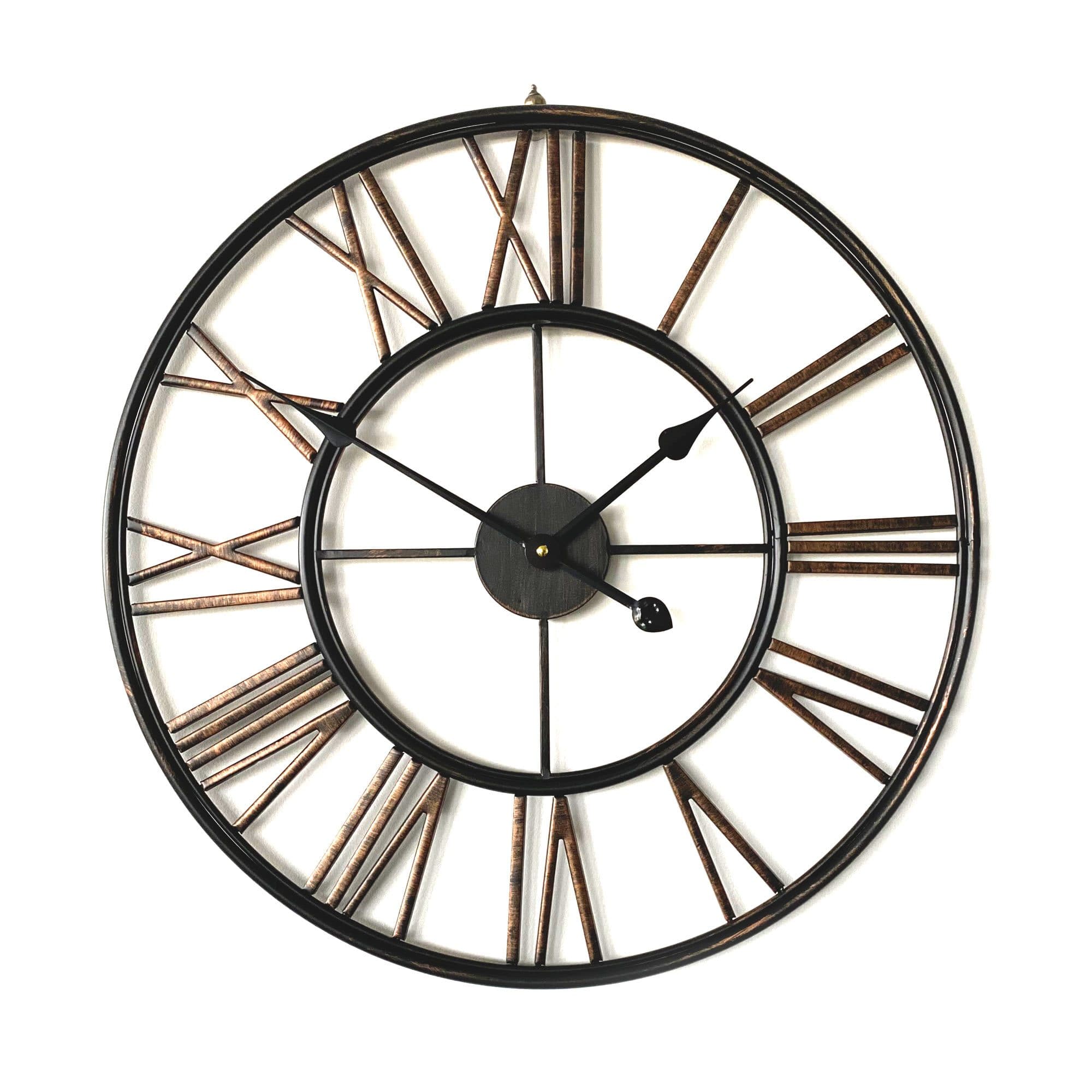 Large Metal Wall Clock - Trafalgar