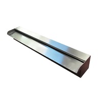 Luponds 900mm Marine Grade Stainless Steel Water Wall Blade with 35mm Lip