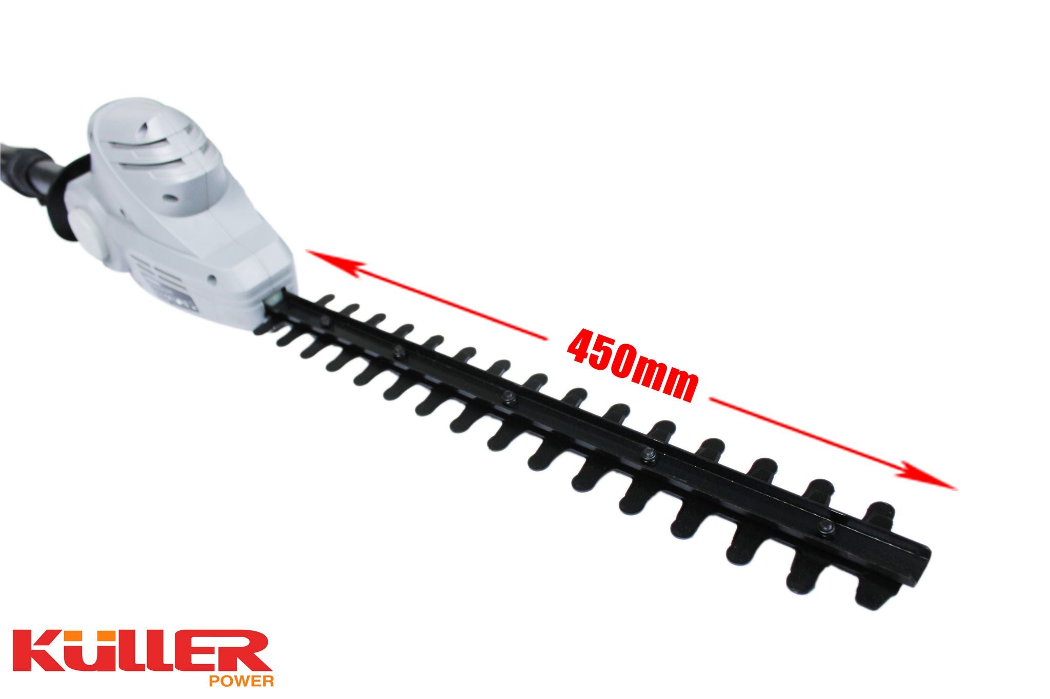 KULLER Corded Electric 450W telescope Pole Hedge Trimmer