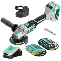 LITHELI 20V Cordless 4-1/2" ANGLE GRINDER Kit with 4A Battery