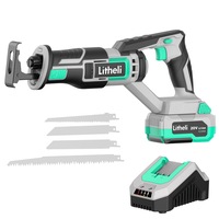 LITHELI 20V Cordless RECIPROCATING SAW Kit with 4.0Ah Battery