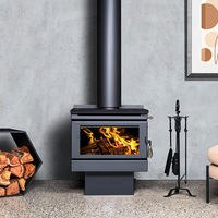 Bare Outdoors Freestanding Wood Fire - Fan Forced Convection Heater