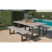 Jervis Outdoor Concrete Dining Setting