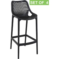 Set of 4 Royal Chair - Black