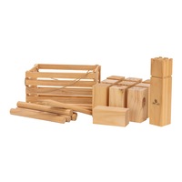 Classic Outdoor Wooden Kubb Lawn Game Set
