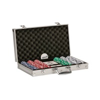 Jenjo Poker Set With Premium Plastic Playing Cards
