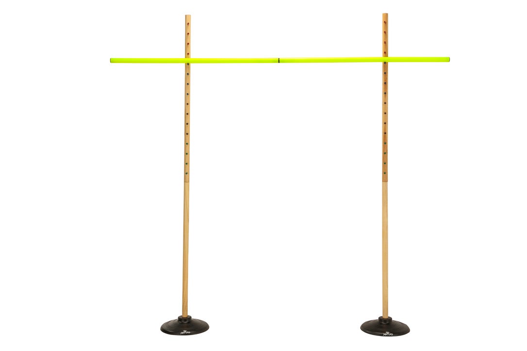 Wooden Limbo Set With Rubber Legs & Plastic Pole Height 158cm