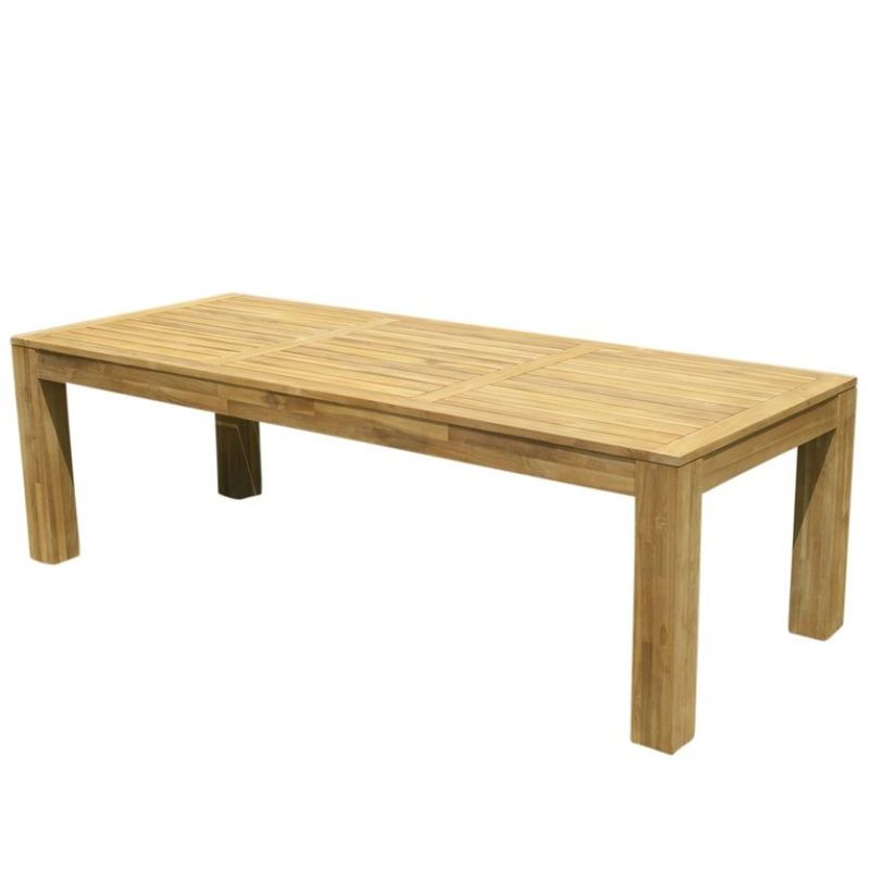 Entertainer Outdoor Teak Timber Dining Table 2.5m