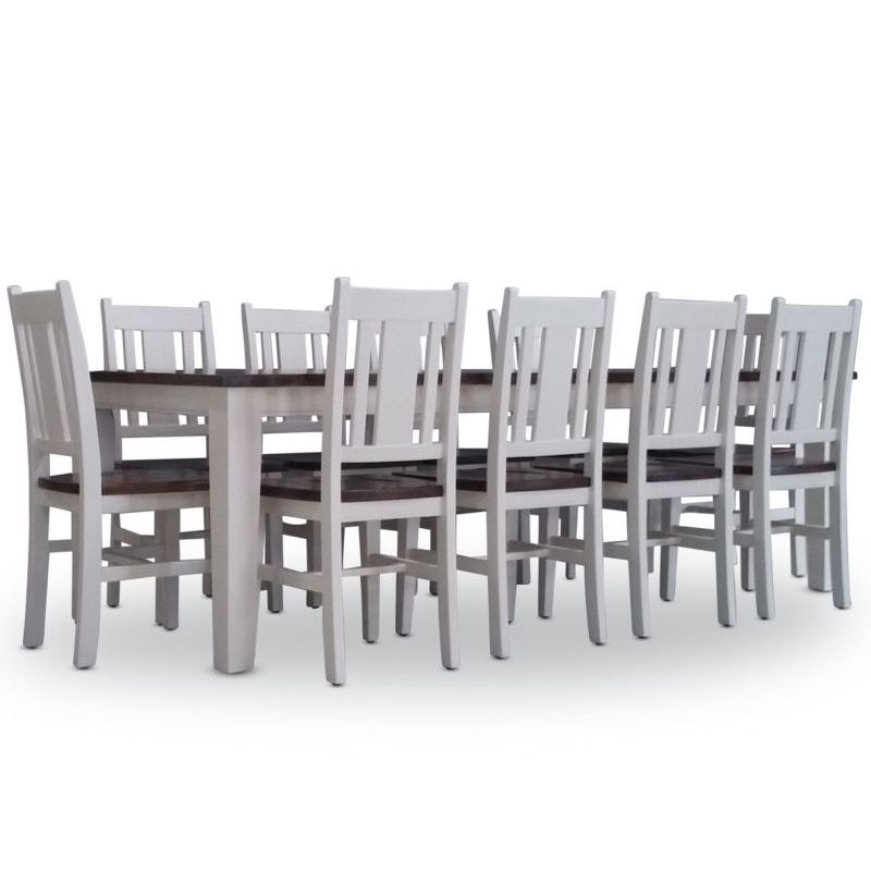 Leura 11 Piece French Provincial Wood Dining Set