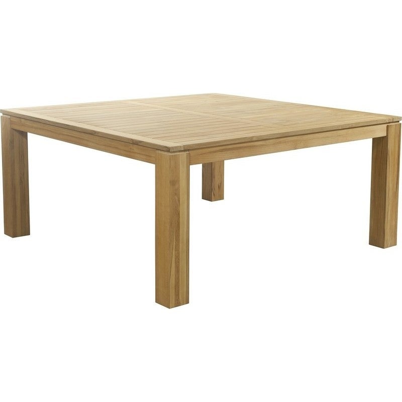 Entertainer Square Teak Timber Dining Table 1.7m