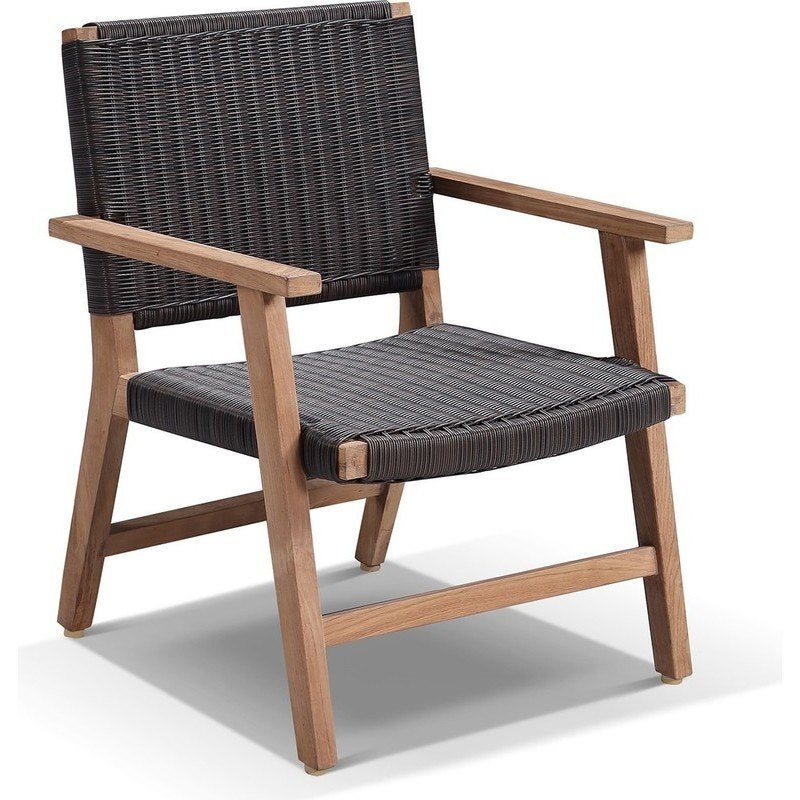 Hamilton Timber & PE Wicker Outdoor Dining Chair