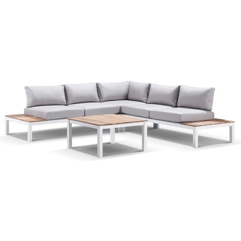Nova 5 Seat Timber & Aluminium Outdoor Lounge Set
