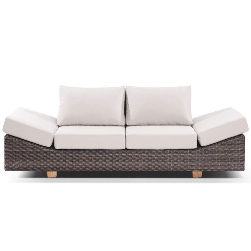 Anantara Outdoor 3 Plus Seat Lounge Sofa in Brown