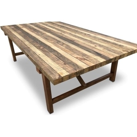 Farmhouse Rustic Recycled Timber Dining Table 2.5m
