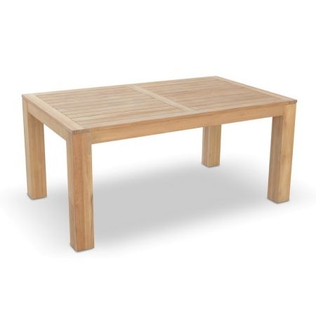 Natural Teak Timber Outdoor Dining Table 170cm