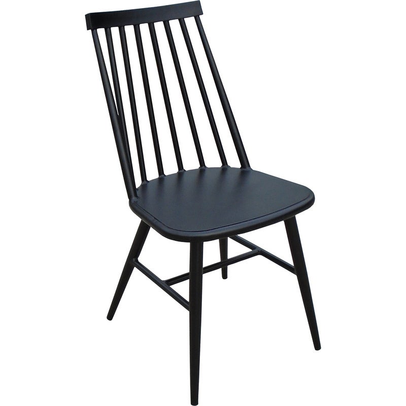 Replica Windsor Outdoor Dining Chair in Matte Black