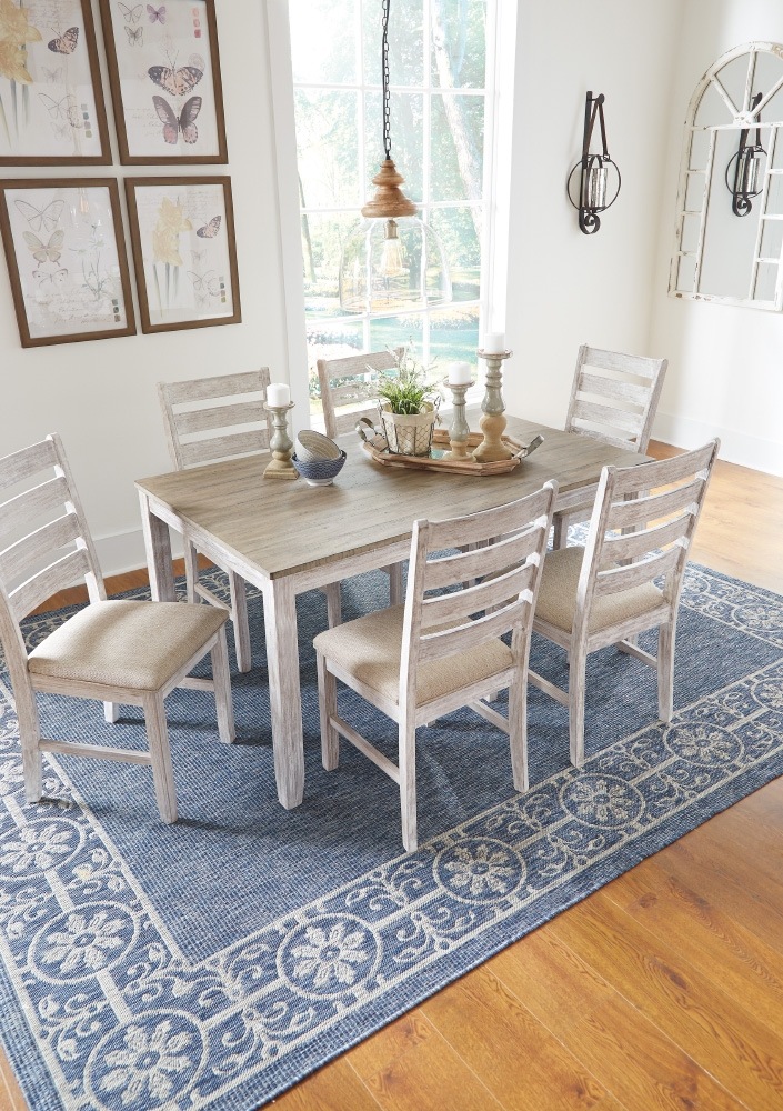 7 piece indoor dining set