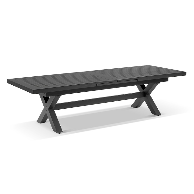 Buy Austin Outdoor 3M 3.8M Extension Aluminium Dining Table MyDeal