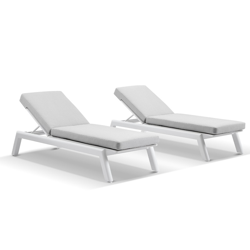 Buy Bondi Outdoor Aluminium Sun Lounge Set MyDeal