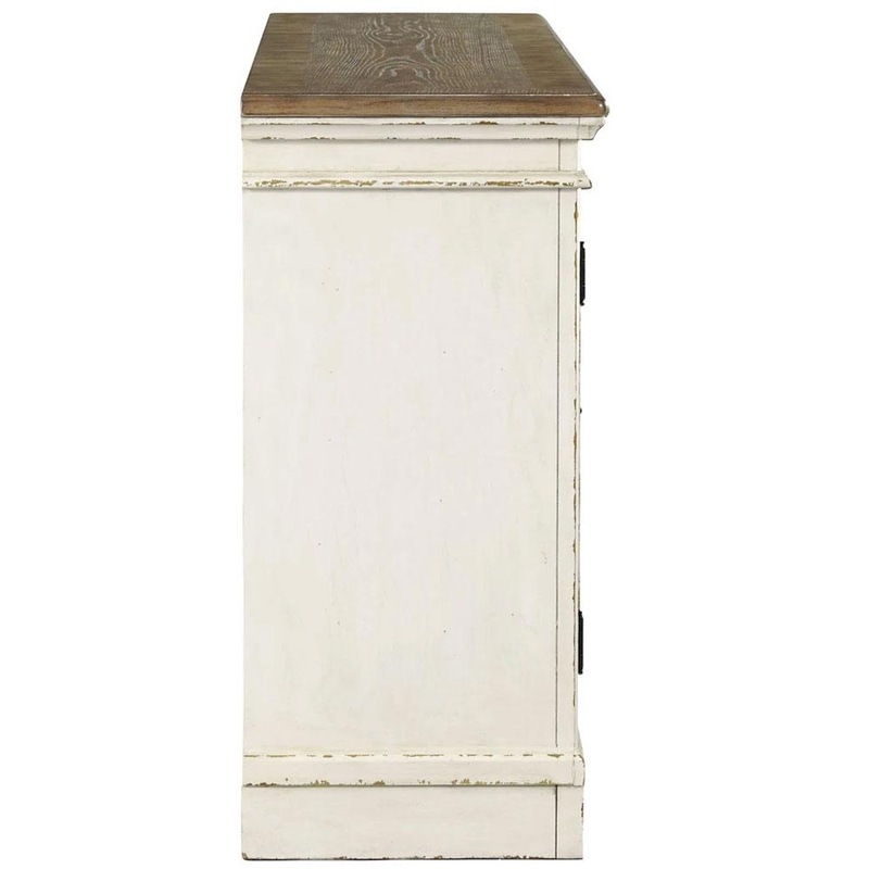 Realyn Indoor Timber Buffet Sideboard Server In Distressed White Buy