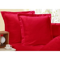 Super Soft Premium European Pillowcases 2-Pack - Red