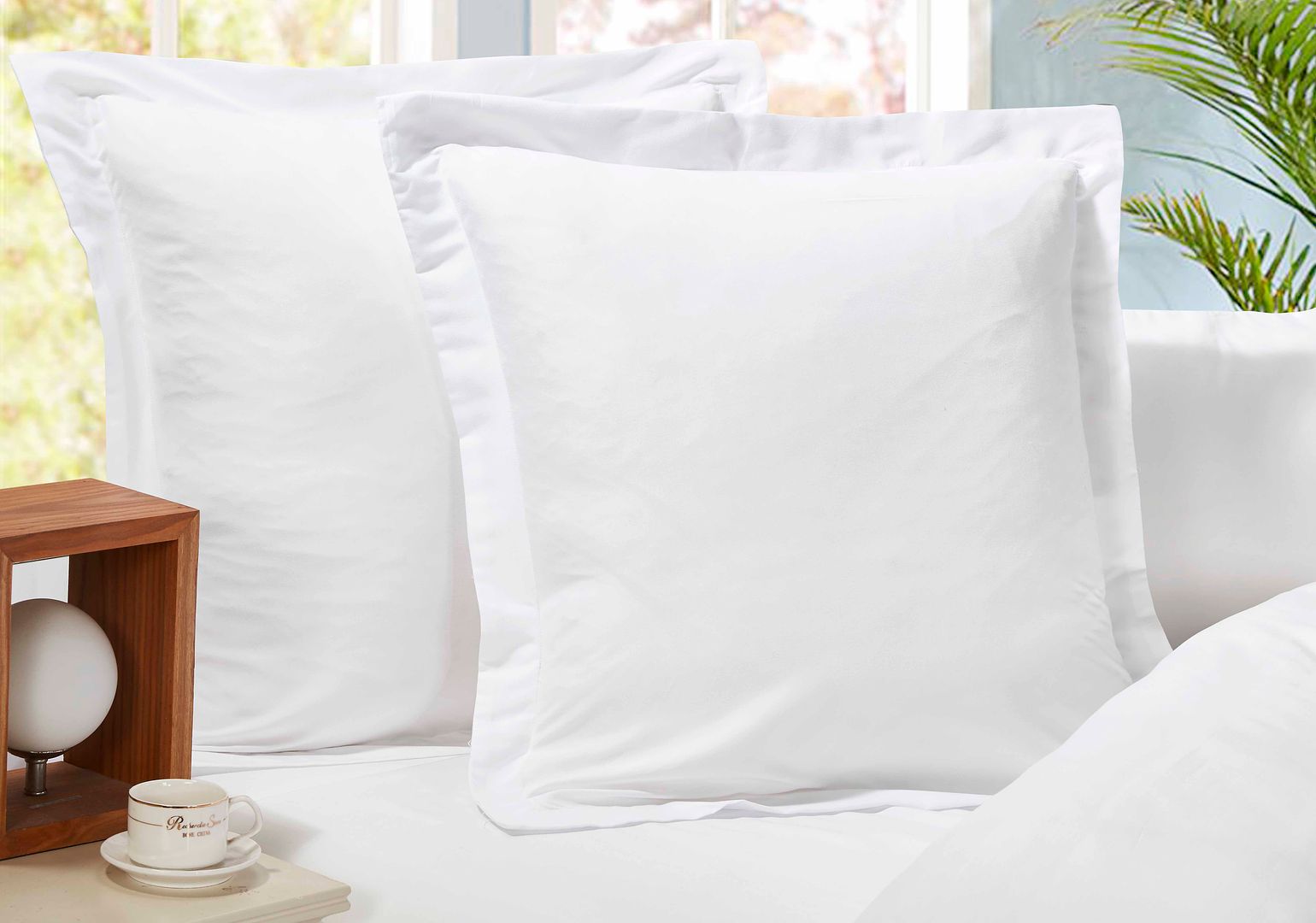 Super Soft Premium European Pillowcases 2-Pack - White
