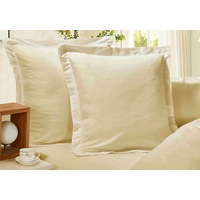 Super Soft Premium European Pillowcases 2-Pack - Yellow Cream